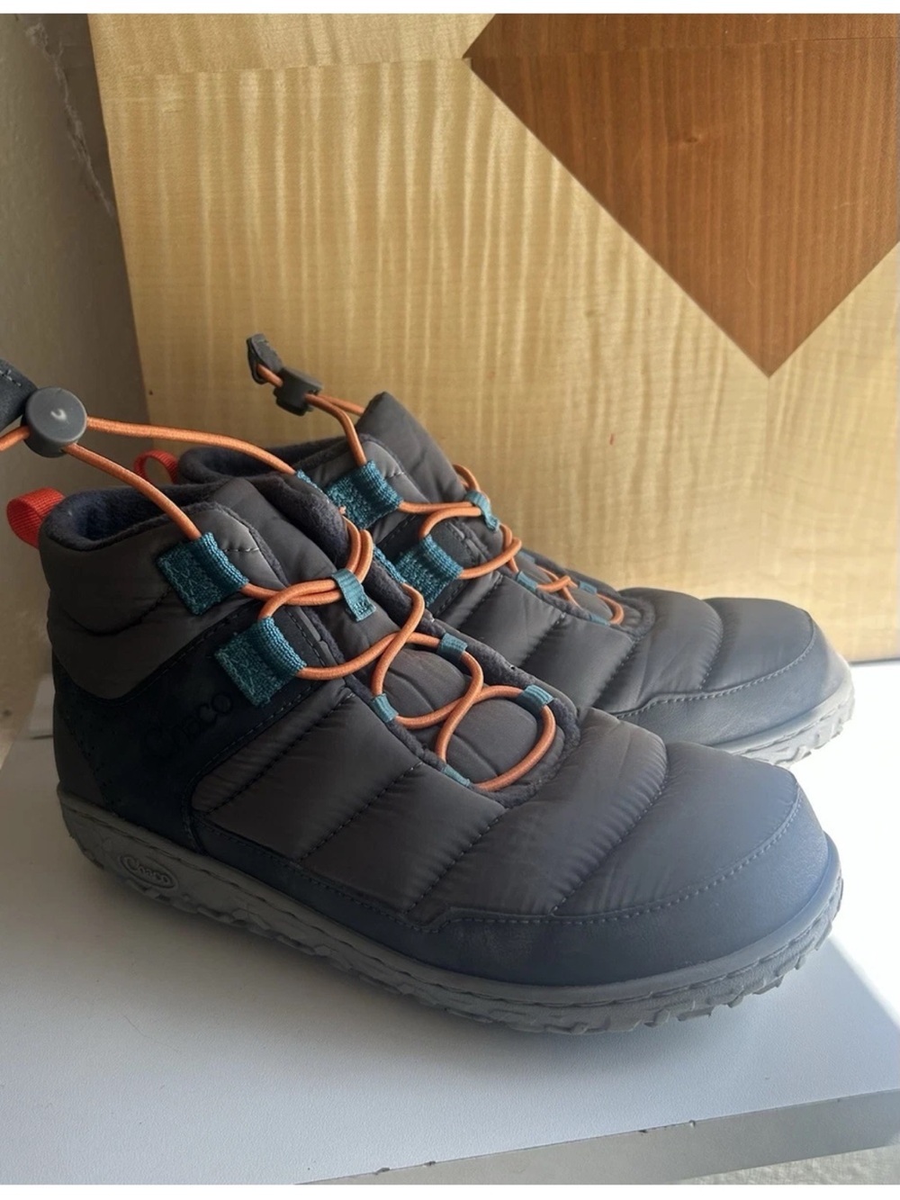 Chaco Men's Ramble Gray Outdoor Quilted down boots size 7
